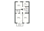Grundriss OG - SITULI: Raum für Familie, Homeoffice und mehr – Reiheneckhaus mit Garten und Dachstudio