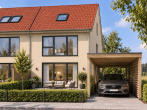 Südansicht - SITULI: Modernes Reiheneckhaus – Neubau zum Festpreis