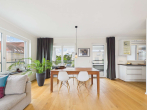 Wohn-Esszimmer - SITULI: Exklusives Indoor-Outdoor-Living in Schwabing mit Dachterrasse und Loggia