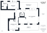 Grundriss - SITULI: Exklusives Wohnen in Schwabing – 3 Zimmerwohnung mit Dachterrasse und Loggia inklusive