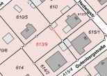 Lageplan für 613/9 - SITULI: Grundstück mit 424 Quadratmetern in Herbertshofen