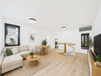 Wohn-Esszimmer (Staging) - SITULI: Ruhig gelegen in Fasanerie – 3 Zimmerwohnung auf zwei Ebenen mit Terrasse