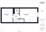 Grundriss Dachgeschoss - SITULI: Reihenmittelhaus am Starnberger See – 5 Zimmer für Ihre Ideen und Visionen
