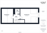 Grundriss Dachgeschoss - SITULI: Reihenhaus mit 4 Schlafzimmern und sonniger Südterrasse in Starnberg