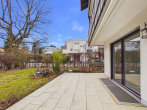 Terrasse nach Süden - SITULI: Besonders großzügiges, exklusives Reiheneckhaus in Ottobrunn