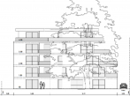 Zeichnung Westfassade - SITULI: Grundstück für eine Wohnanlage mit ca. 1.100 qm Wohnfläche in ruhiger, grüner Lage