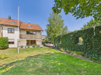 Hausansicht Südwesten - SITULI: Geräumige Doppelhaushälfte mit großem Garten und viel Nutzfläche