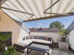 Dachterrasse nach Südosten - SITULI: Moderne 3,5-Zimmer-Dachgeschosswohnung mit herrlicher Dachterrasse