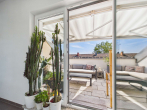 Zugang zur Dachterrasse - SITULI: Moderne 3,5-Zimmer-Dachgeschosswohnung mit herrlicher Dachterrasse
