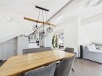 Großer Wohn-Essbereich - SITULI: Moderne 3,5-Zimmer-Dachgeschosswohnung mit herrlicher Dachterrasse
