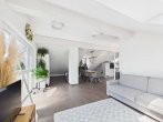 Großer Wohn-Essbereich - SITULI: Moderne 3,5-Zimmer-Dachgeschosswohnung mit herrlicher Dachterrasse