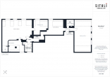 Grundriss mit Maßen - SITULI: 5-Zimmer-Dachgeschosswohnung mit viel Potenzial nahe Deutschem Museum