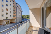 Balkon nach Westen - SITULI: Schmuckstück im Herzogpark – 1-Zimmer-Apartment mit Balkon