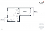 Grundriss - SITULI: Attraktive 2-Zimmer-Wohnung mit Templer-Kloster-Blick und Isarnähe