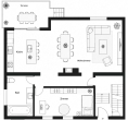 Beispiel-Grundriss EG - SITULI: Mehrfamilienhaus mit Ausbaupotential