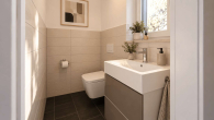Gäste-WC - SITULI: Moderne Doppelhaushälfte mit hochwertiger Ausstattung und Südgarten