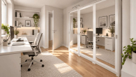 Arbeitszimmer - SITULI: Moderne Doppelhaushälfte mit hochwertiger Ausstattung und Südgarten