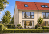 Südansicht - SITULI: Modernes Reiheneckhaus – Neubau zum Festpreis